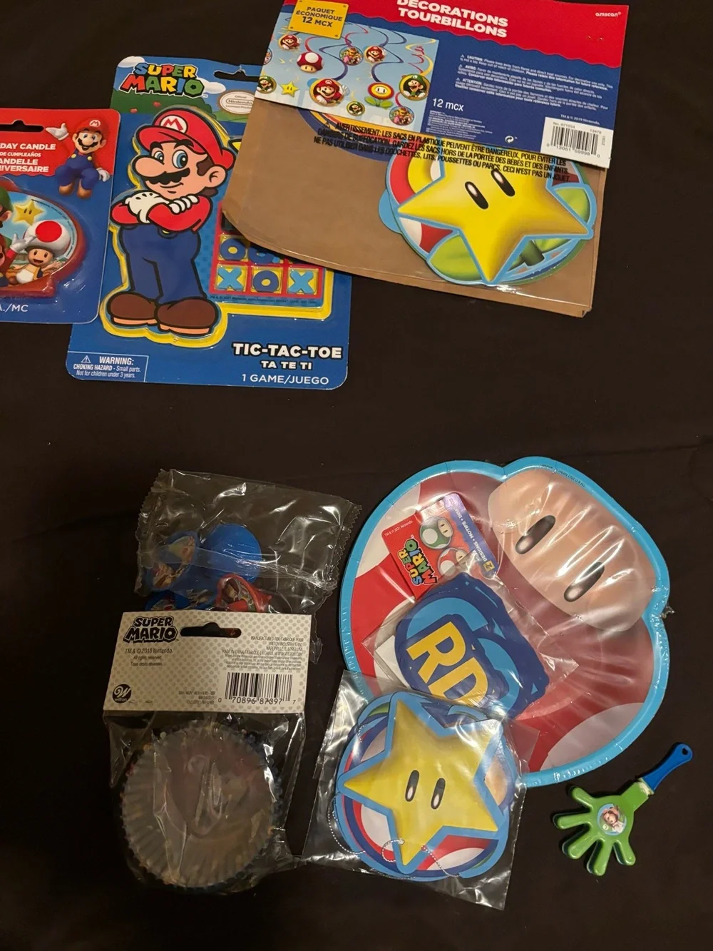 Super Mario Birthday Party decoration bundle(15pcs)
